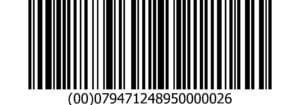 sample SSCC 079471248950000026 sample pallet label SSCC 079471248950000026